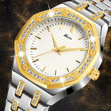 Load image into Gallery viewer, MISSFOX Fashion Watches Women's Expensive 18K Gold Ladies Wrist Watch Women Quartz Classic Analog Diamond Jewelry Hand Watch