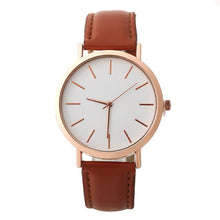 Load image into Gallery viewer, Woman Classic Multi-Color Simple Fashion Leather Band Analog Quartz Round Wrist Watch Watches reloj mujer C50