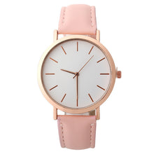 Load image into Gallery viewer, Woman Classic Multi-Color Simple Fashion Leather Band Analog Quartz Round Wrist Watch Watches reloj mujer C50