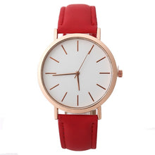 Load image into Gallery viewer, Woman Classic Multi-Color Simple Fashion Leather Band Analog Quartz Round Wrist Watch Watches reloj mujer C50
